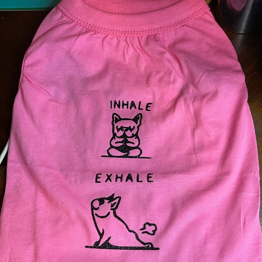 Frenchie dog shirt size small